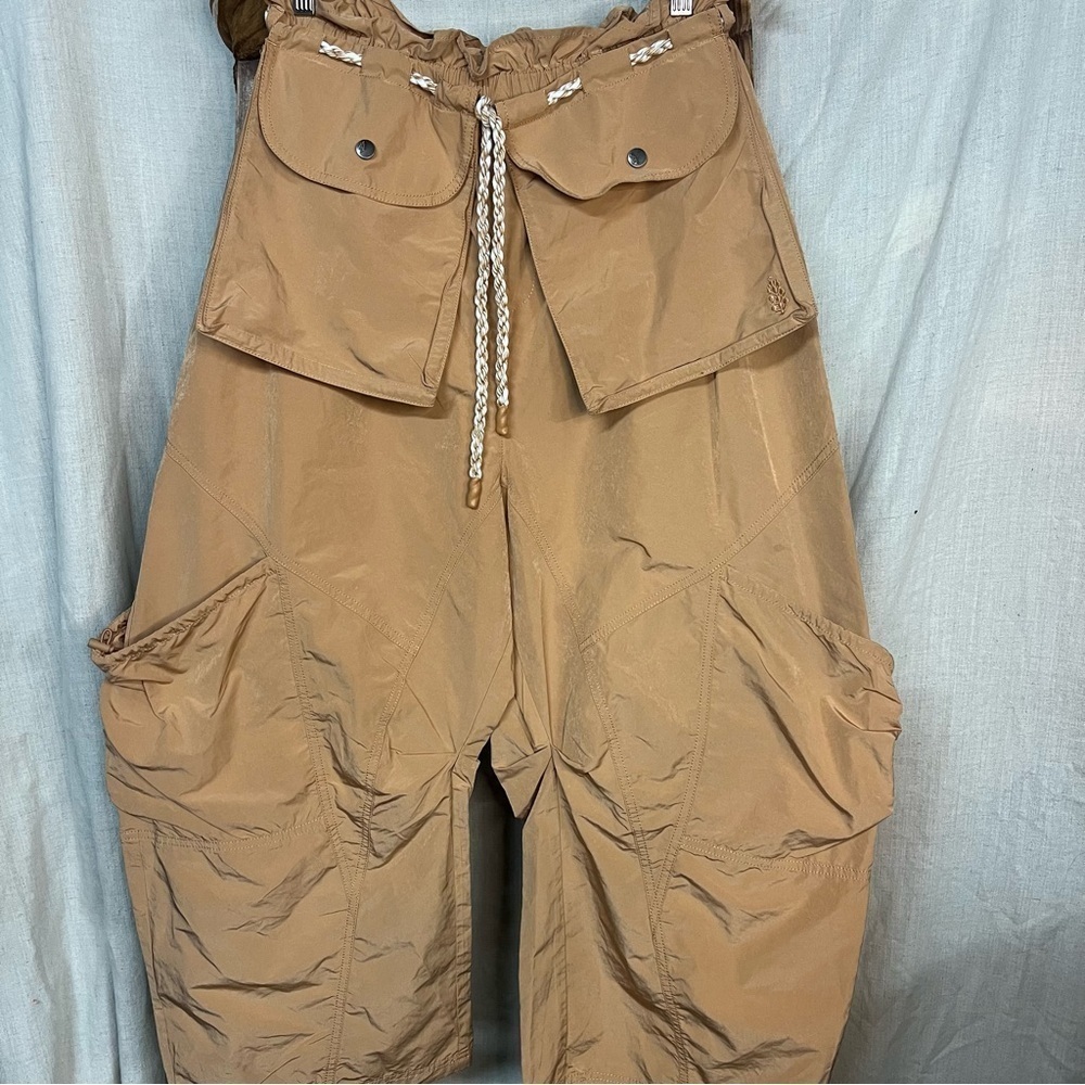 Free People Tan Cargo Pants - Picture 5 of 12